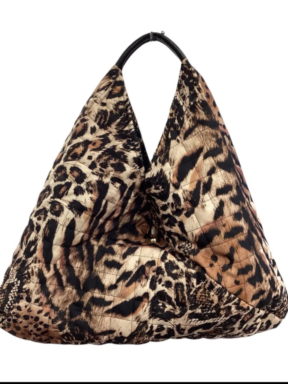 MADE IN ITALY BOHO Leopard Print Women's Bag